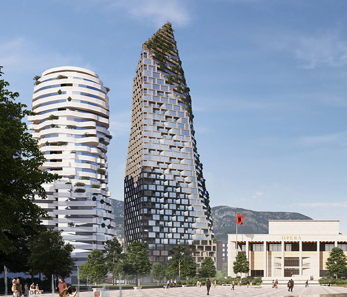 Mount Tirana tower, Tirana, Albania