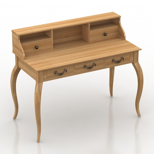 table loft art isidore desk 3D Model Preview #1f986524