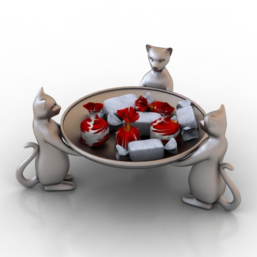 vase cats 3D Model Preview #7c1e6ac4