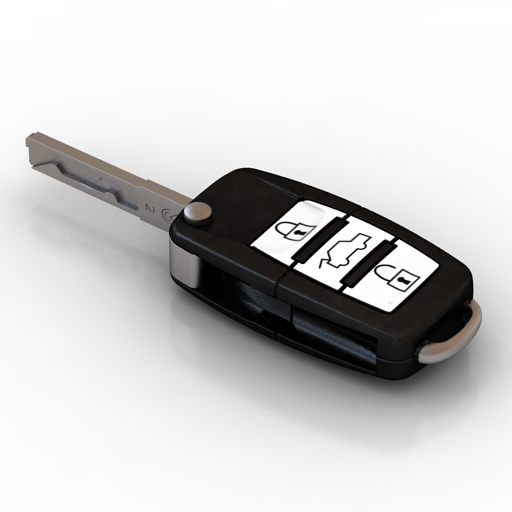 key 2 3D Model Preview #327dedce