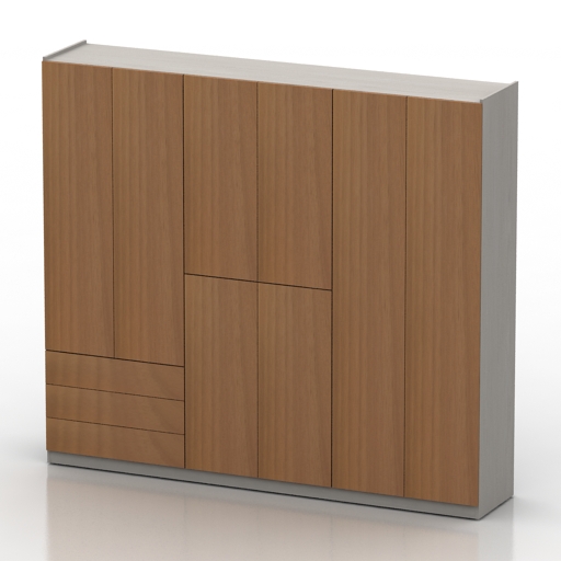 wardrobe 3D Model Preview #5955ce3e