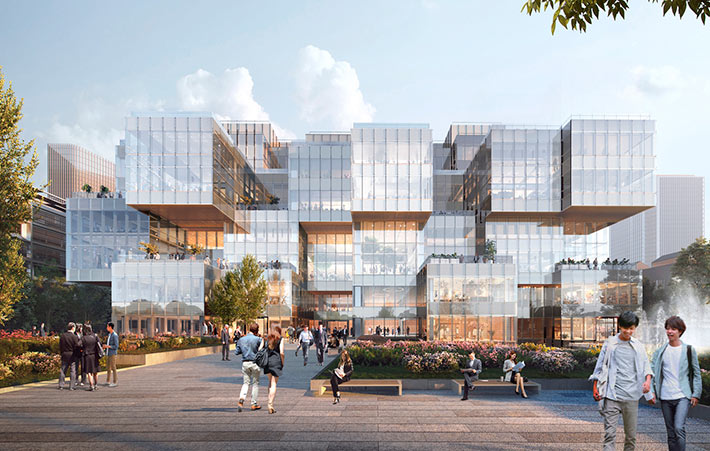 Alibaba's Xuhui District by SOM, Shanghai, China