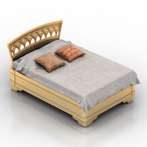Bed 3D model large preview