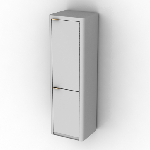 Locker 3D model large preview