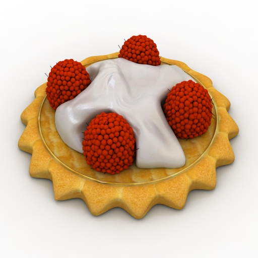 Cake 3D model large preview