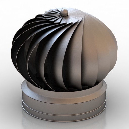 Aspiromatic chimney 3D model large preview