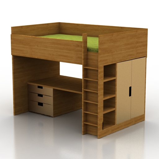 bed 3D Model Preview #edf92d77