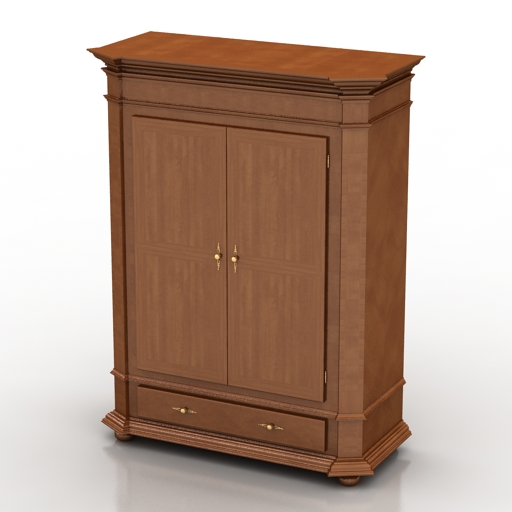wardrobe fenice timeless selva 3D Model Preview #9dad0731