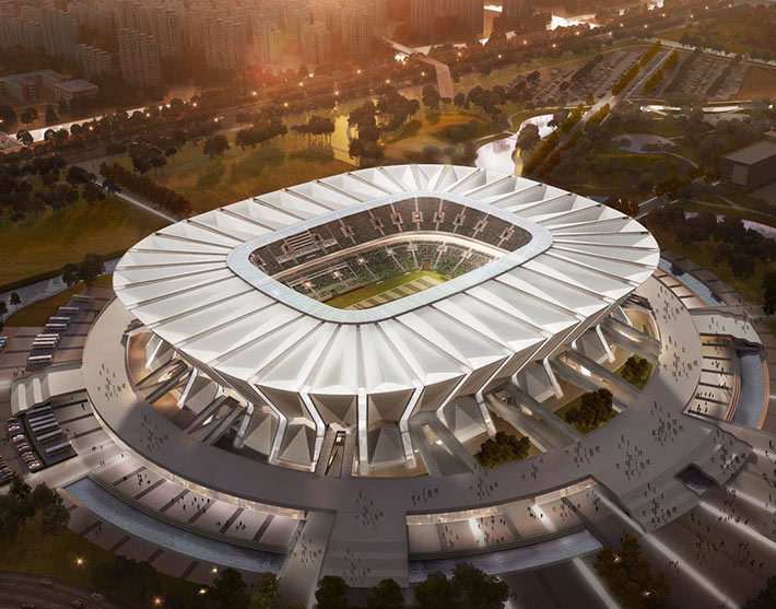 Kunshan Football Stadium, Kunshan, China