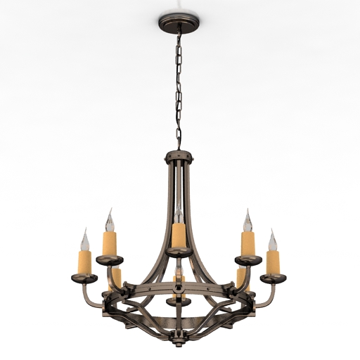 luster savoy house elba 8 light 3D Model Preview #6f3f2e7d