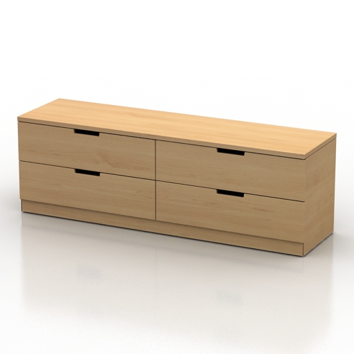 locker ikea nordli tv stand 3D Model Preview #ce9b7756