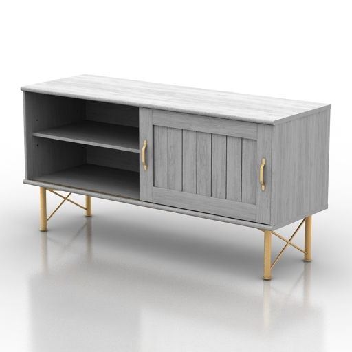 Locker 3D model large preview