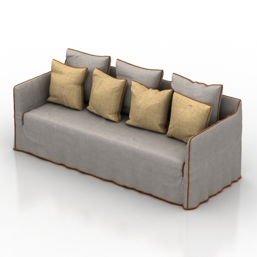 Sofa 3D model large preview