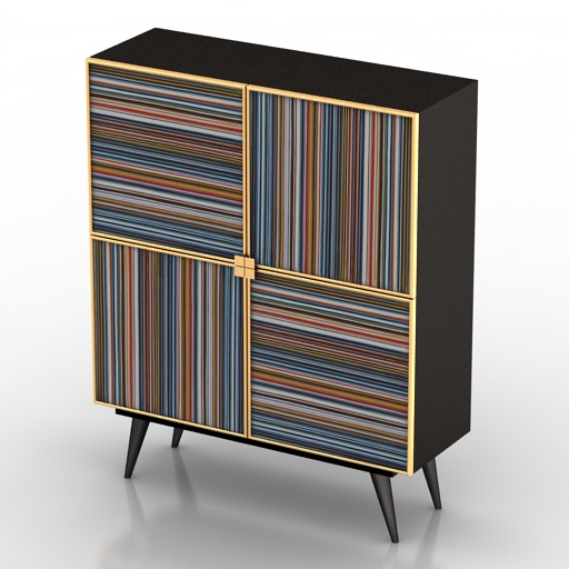 locker colors 3D Model Preview #8f244f77