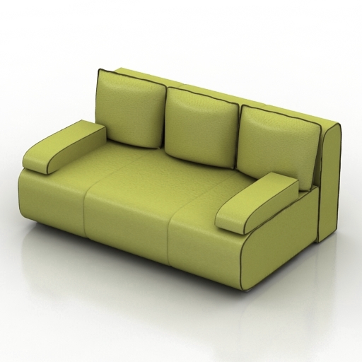 sofa apollo pufetto 3D Model Preview #5eccb824