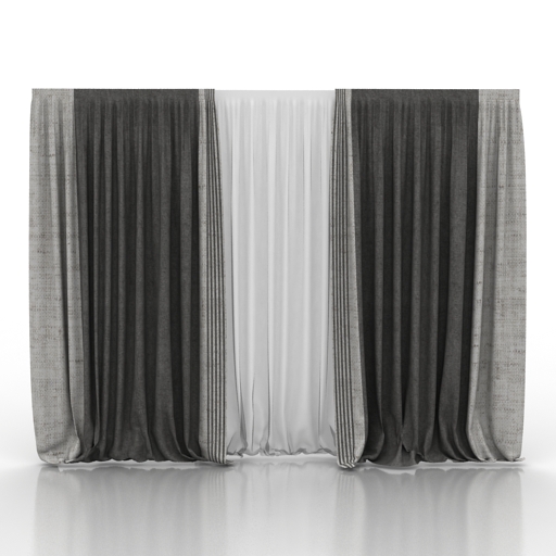 curtain 5 3D Model Preview #6d59809d