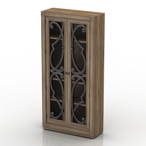 Locker 3D model large preview