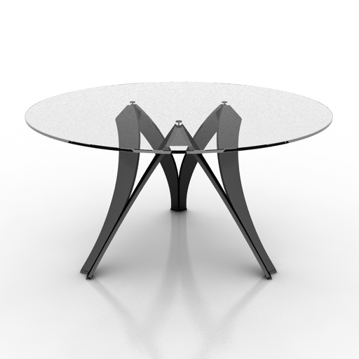 Table 3D model large preview
