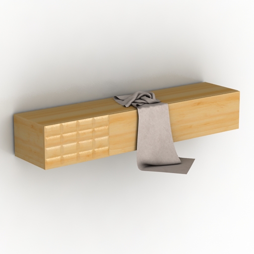 Locker 3D model large preview