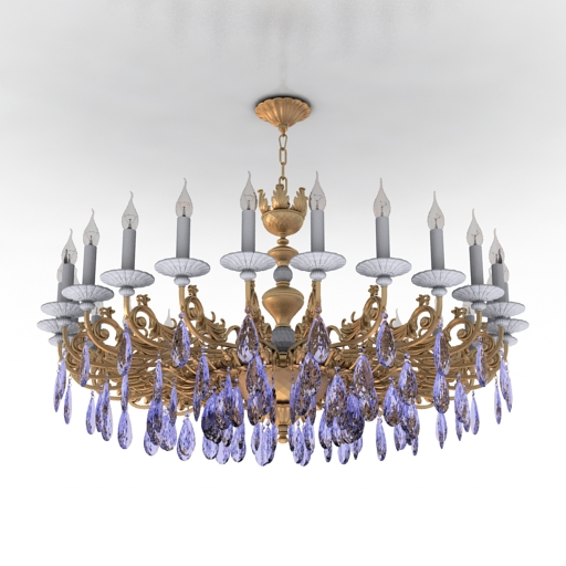 luster riperlamp chatean 327 c 3D Model Preview #c3843119