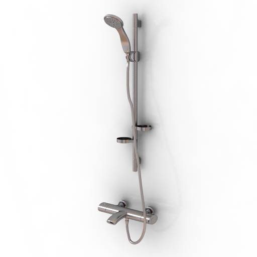 Shower 3D model large preview