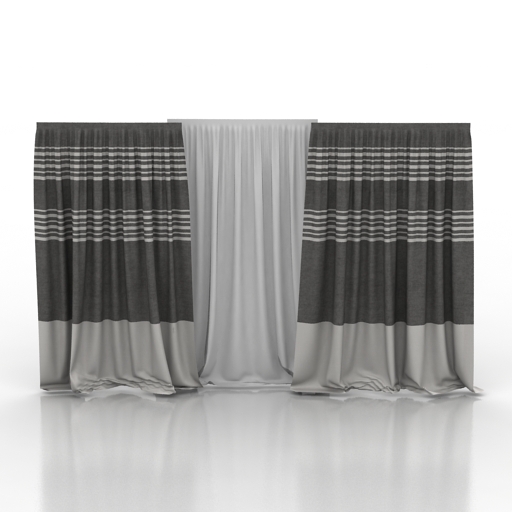 curtain 1 3D Model Preview #45acbd8a