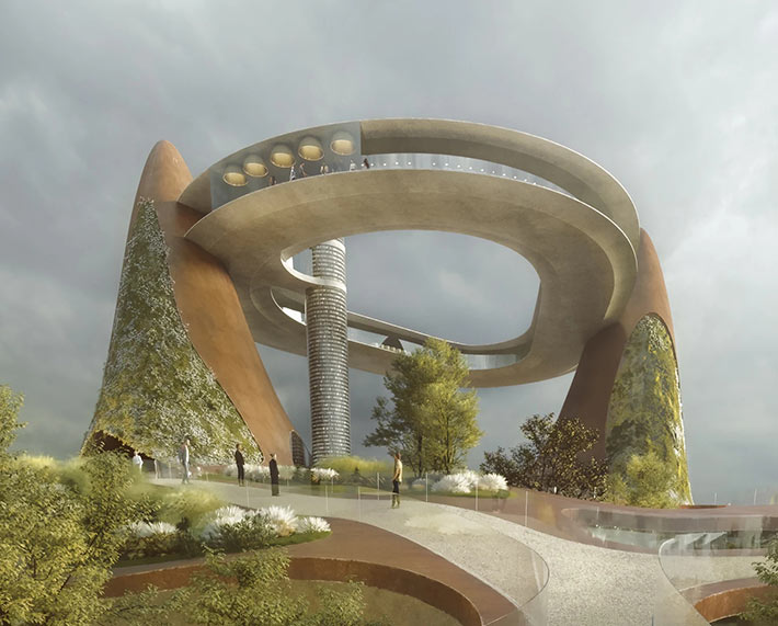 Tree of Knowledge by noa* network of architecture, Milan, Italy