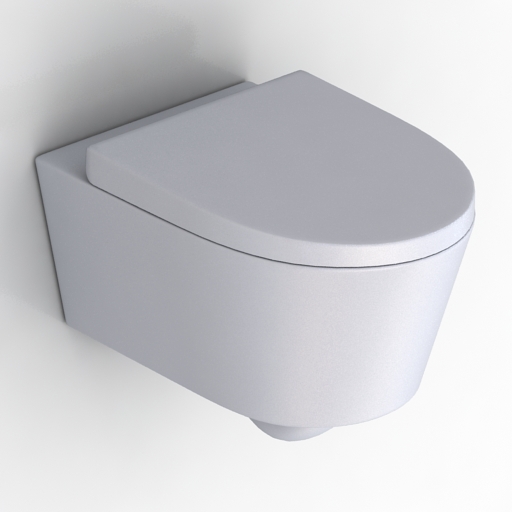 Lavatory pan 3D model large preview