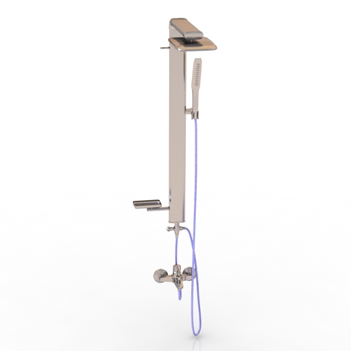 Shower 3D model large preview
