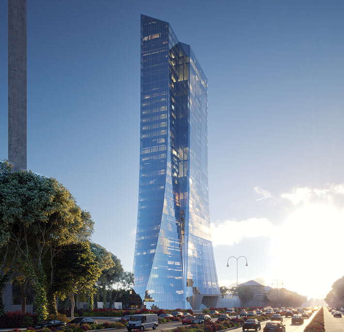 Central Bank Azerbaijan by Coop Himmelb(l)au, Baku, Azerbaijan