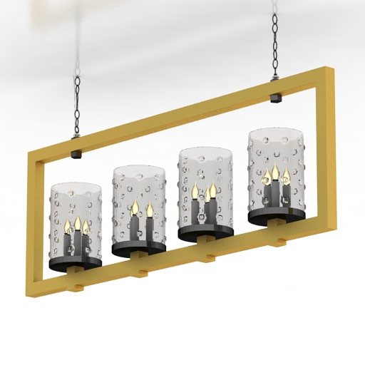 luster kathy kuo glacerie rectangular modern 3D Model Preview #d6d02540