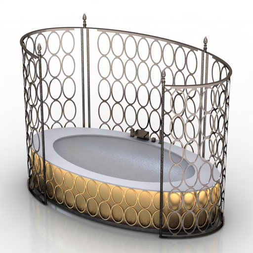 Bath 3D model large preview