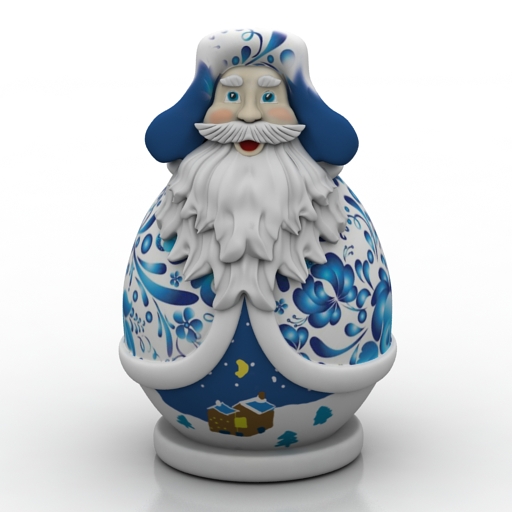 toy santa 3D Model Preview #223827d0