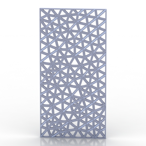 panel wall decor 3D Model Preview #d13de1b5