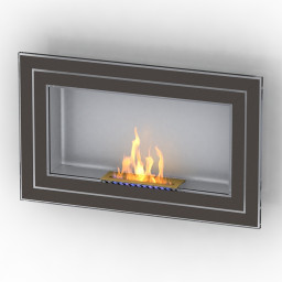 3D Fireplace preview
