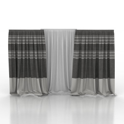 3D Curtain preview