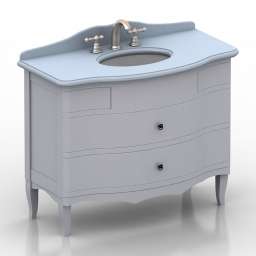3D Wash-basin preview