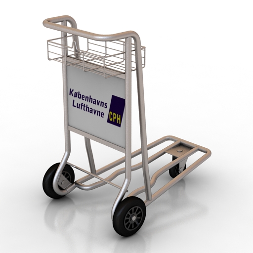 Trolley 3D model large preview