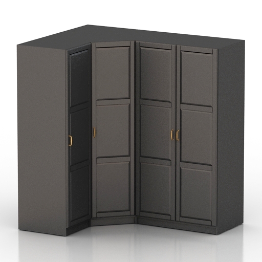 wardrobe corner 3D Model Preview #6eb59911