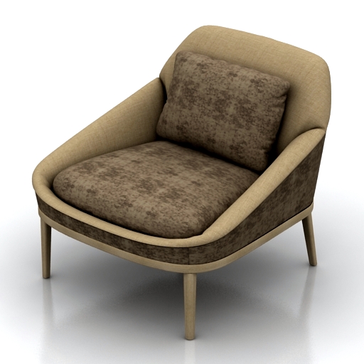 Armchair 3D model large preview