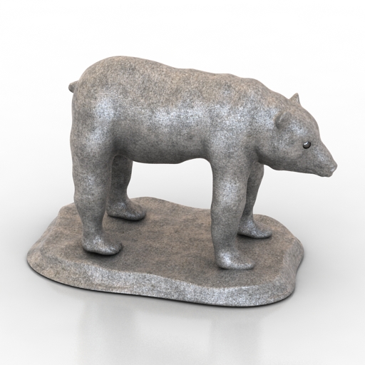 Statue 3D model large preview