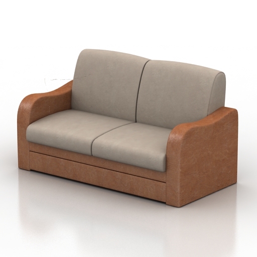 Sofa 3D model large preview