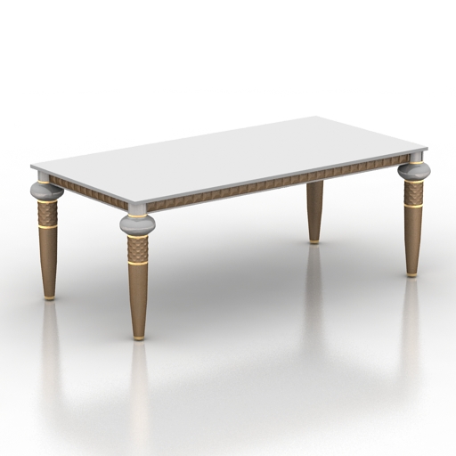 Table 3D model large preview