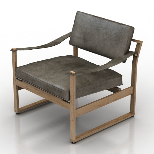 Armchair 3D model large preview