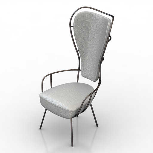 chair pelle&ossa opinion ciatti 3D Model Preview #3daedfdc