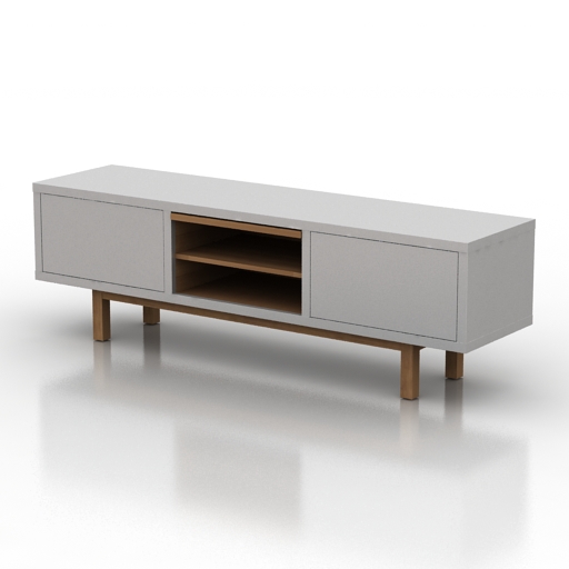 Locker 3D model large preview