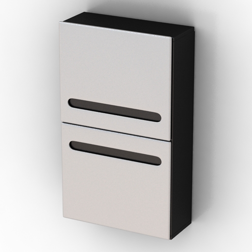 Locker 3D model large preview