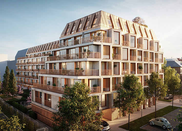 Van B residences by UNStudio, Munich, Germany