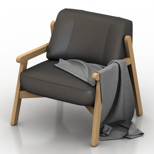 armchair da01 3D Model Preview #d85facd6