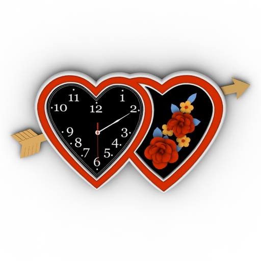 Clock 3D model large preview